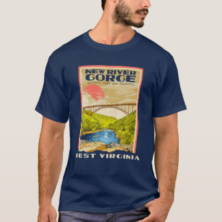 New River Gorge National Park West Virginia Raftin T-shirt