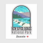 New River Gorge National Park West Virginia Sticker (Vel)