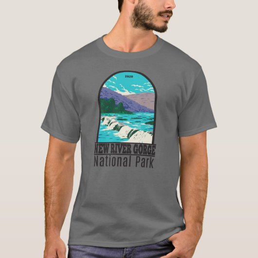 New River Gorge National Park West Virginia T-shirt (Voorkant)