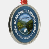 New River Gorge (NP2) Metalen Ornament (Rechts)
