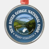 New River Gorge (NP2) Metalen Ornament (Voorkant)