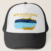 New River Gorge Rafting Trucker Pet (Voorkant)