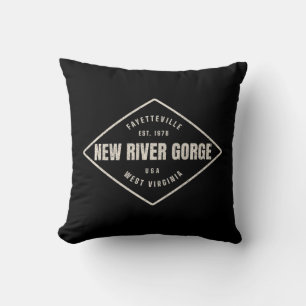 New River Gorge Souvenir Rock Climate Area Design Kussen