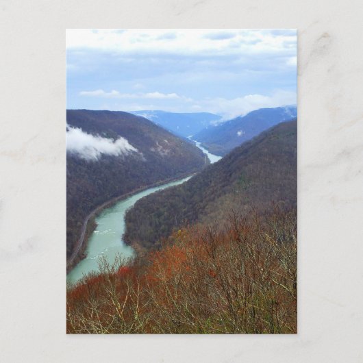 New River Gorge, West Virginia Briefkaart (Voorkant)