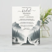 New River Rain Cloud Smoky Mountain Vrijgezellenfe Kaart (Staand voorkant)