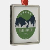 New River Trail Metalen Ornament (Rechts)