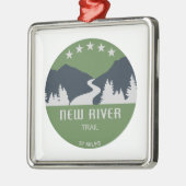 New River Trail Metalen Ornament (Links)