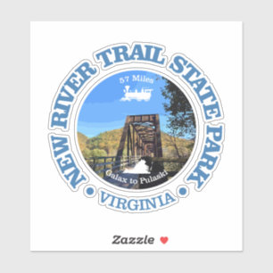 New River Trail SP (fietsen c) Sticker