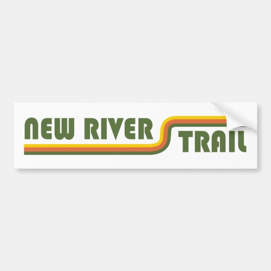 New River Trail Virginia Bumpersticker (Voorkant)