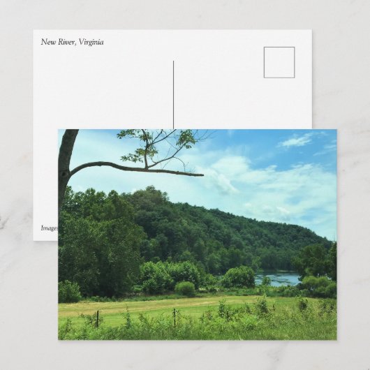 New River, Virginia Briefkaart (Voorkant / Achterkant)