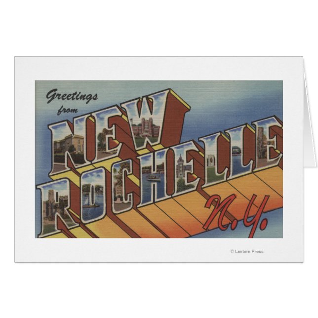 New Rochelle, New York - Large Letter Scenes (Voorkant Horizontaal)