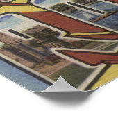 New Rochelle, New York - Large Letter Scenes Poster (Hoek)