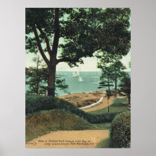 New Rochelle, New York, Park Uitzicht, Poster (Voorkant)