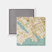 New Rochelle, NY Magneet (Voorkant / Achterkant)