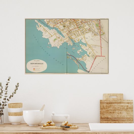 New Rochelle, NY Poster (Keuken)