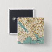New Rochelle, NY Vierkante Button 5,1 Cm (Voorkant /achterkant)