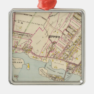 New Rochelle ward 2, New York Metalen Ornament