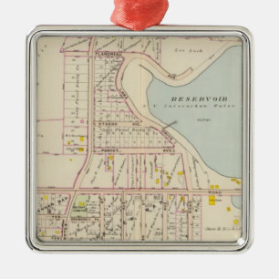 New Rochelle ward 3, New York 2 Metalen Ornament