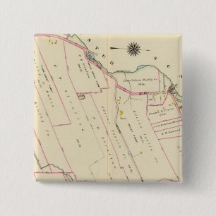 New Rochelle ward 3, New York Vierkante Button 5,1 Cm