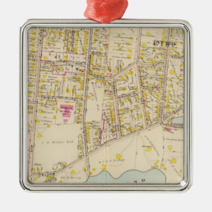 New Rochelle wards 1-2, New York Metalen Ornament