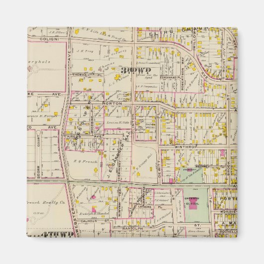 New Rochelle wards 3-4, New York Magneet (Voorkant)