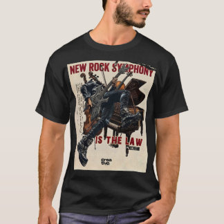 New Rock Symphony is the Law - Vintage Rockgitaar T-shirt