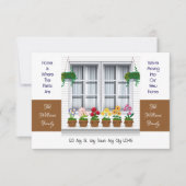 New Roots & Blooming Views New Home Announcement Aankondiging (Voorkant)