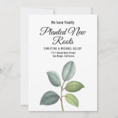 New Roots Planted New Home Moving Flat  Aankondiging (Voorkant)