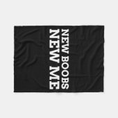 New S New Me Funny Job  Fleece Deken (Voorkant (Horizontaal))