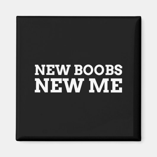 New S New Me Funny Job  Magneet (Voorkant)