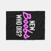 New S Who Dis Surgery Recovery Breast Cancer  Fleece Deken (Voorkant (Horizontaal))