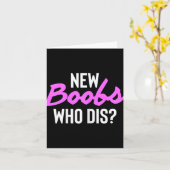 New S Who Dis Surgery Recovery Breast Cancer  Kaart (Gele Bloem)