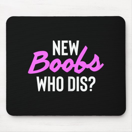 New S Who Dis Surgery Recovery Breast Cancer  Muismat (Voorkant)