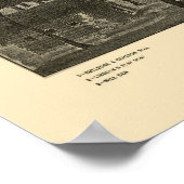 New Salem, IL Panoramic Map - 1837 Poster (Hoek)