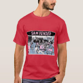 New Sam Fender Lowlights Print Limited Edition App T-shirt (Voorkant)