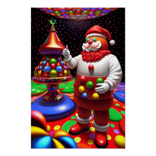 New Santa in Dream-Land Perfect Poster (Voorkant)