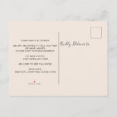 New Season New Home Fall Autumn Pumpkin Moving Aankondigingskaart (Achterkant)