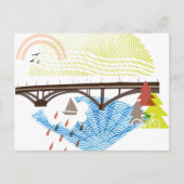New Sellwood Bridge Portland Briefkaart (Voorkant)