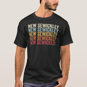 New Sewickley Pennsylvania New Sewickley PA Retro T-shirt