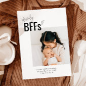 New Sibling Birth Announcement Card | BFF Aankondiging