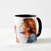 New Sketch Mug Wrap Sublimation Mok (Voorkant rechts)