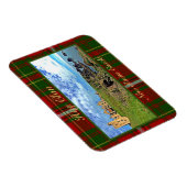 New Slains Castle - Scottish Hay Clan Tartan Magneet (Rechterzijde)