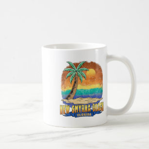 New Smyrna Beach Florida  Distress Souven Koffiemok