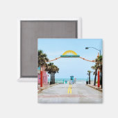New Smyrna Beach, Florida Flagler Avenue Magneet (Voorkant / Achterkant)