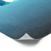 New Smyrna Beach Florida Surfboard Surfing Poster (Hoek)