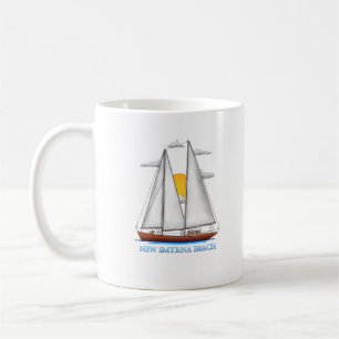 New Smyrna Beach Kust Zeilsport Zeiler Koffiemok