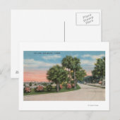 New Smyrna, Florida - Street Uitzicht van City Par Briefkaart (Voorkant / Achterkant)