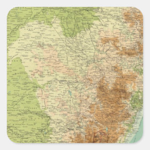 New South Wales 2 Vierkante Sticker