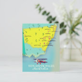 New South Wales Australia Map (Staand voorkant)