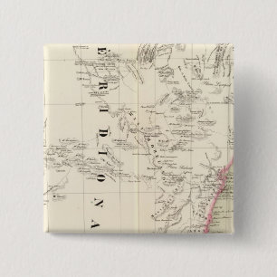 New South Wales Australia Oceania no 55 Vierkante Button 5,1 Cm